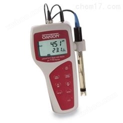 Oakton pH/毫伏/温度高级pH110测量计，带有三合一电极