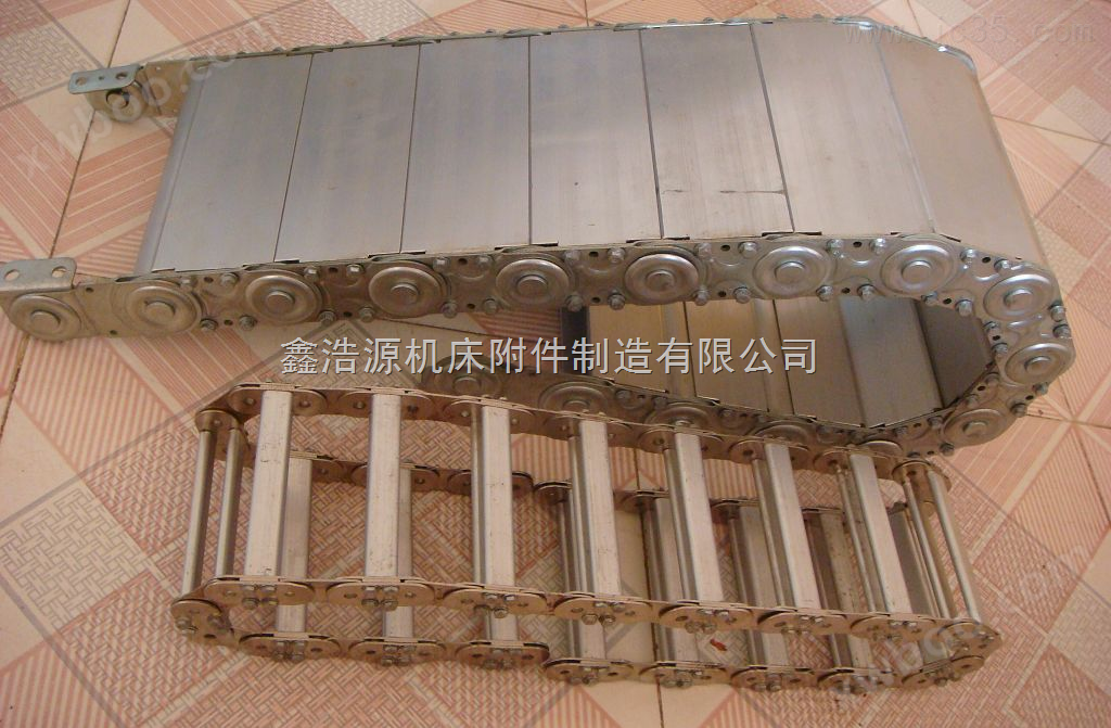 北京-钢制拖链（质）  全封闭式钢制拖链