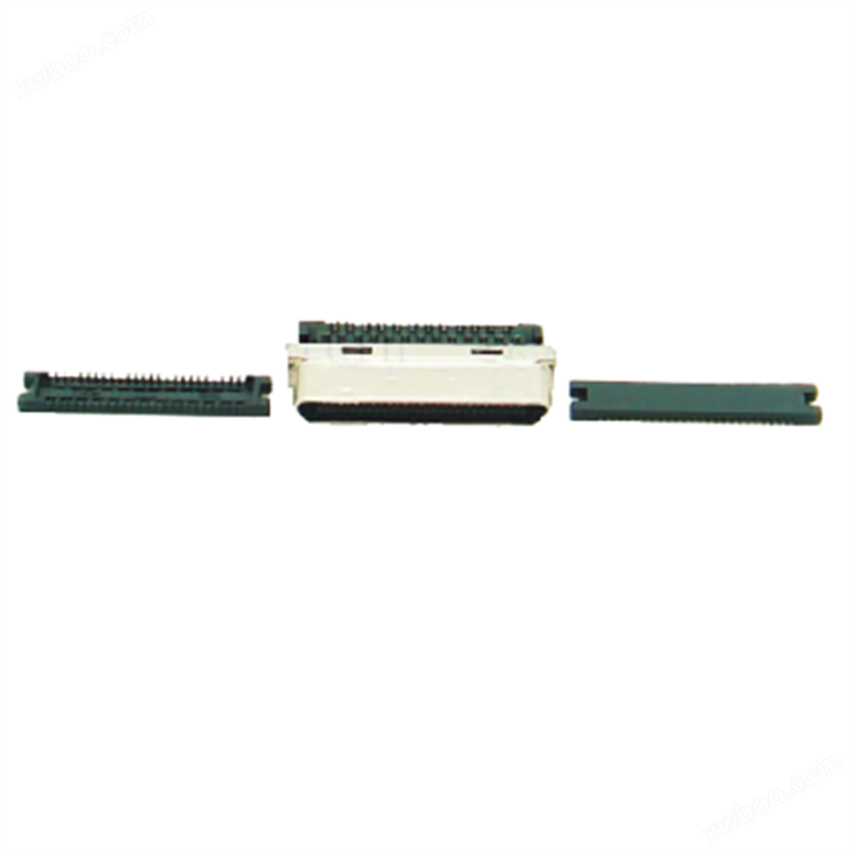 0.8mm系列 50P 电缆插头连接器 IDC型
