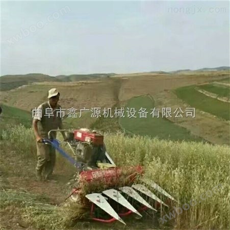 手推式多功能水稻收割机 家用自走式牧草收获机 手扶前置式割晒机