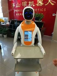 2017年新品送餐机器人无轨智能人机互动